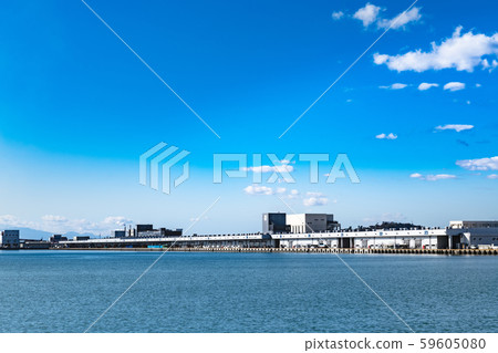 從海上看石卷海鮮區域批發市場 從海上看石卷海鮮區域批發市場 59605080