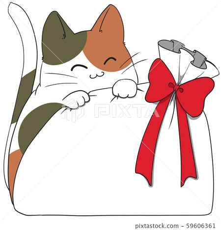 A bag of cats and presents (calorie, smile) 59606361