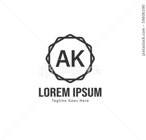 AK modern logo design by xcoolee on Dribbble