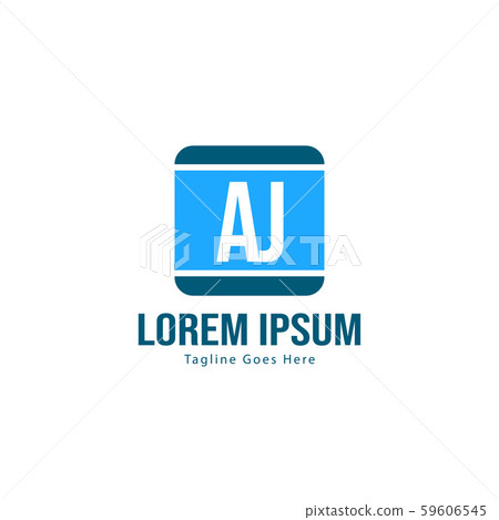 AJ Letter Logo Design. Creative Modern AJ Letters 59606545
