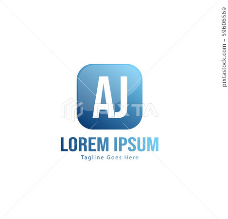 AJ Letter Logo Design. Creative Modern AJ Letters 59606569