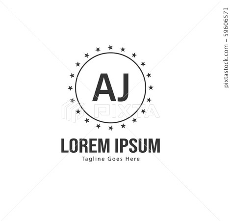 AJ Letter Logo Design. Creative Modern AJ Letters 59606571