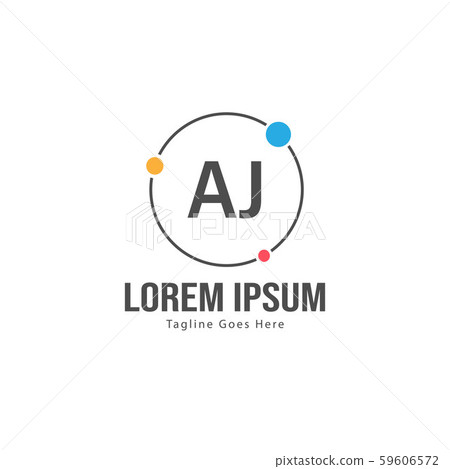 AJ Letter Logo Design. Creative Modern AJ Letters 59606572
