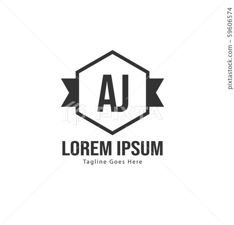 AJ Letter Logo Design. Creative Modern AJ Letters 59606574