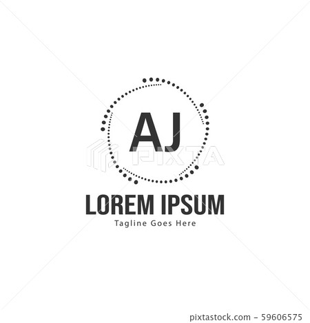 AJ Letter Logo Design. Creative Modern AJ Letters 59606575