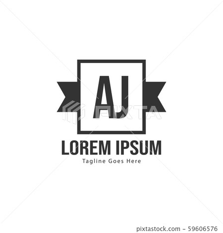 AJ Letter Logo Design. Creative Modern AJ Letters 59606576