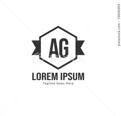 AG Letter Logo Design. Creative Modern AG Letters 59606909