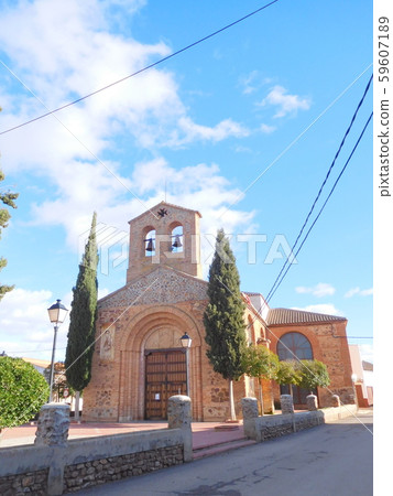 Spain La Mancha region church Spain La Mancha region church 59607189