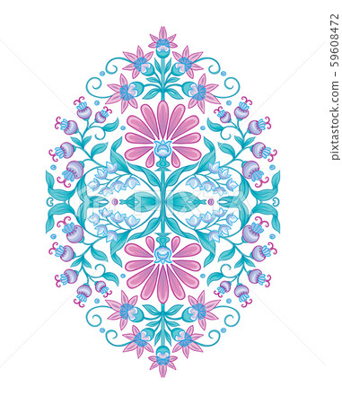 Tradition mughal motif, fantasy flowers Tradition mughal motif, fantasy flowers 59608472