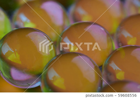 Yellow glass balls 59608556