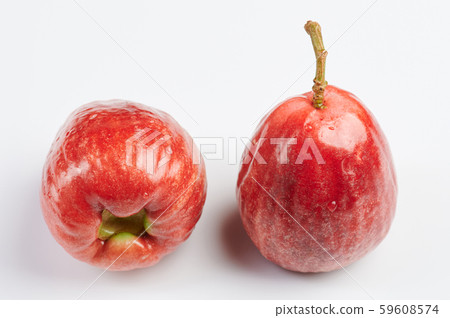 Raw rose apple fruit isolated 59608574