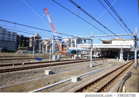 Takanawa Gateway Station Shinagawa Station Line Switching Construction 59608786