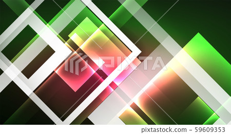Neon geometric abstract background in hipster style on light background. Space retro design. Color Neon geometric abstract background in hipster style on light background. Space retro design. Color 59609353