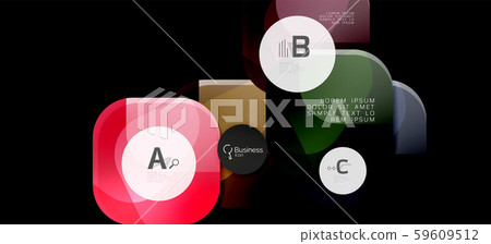 Modern advertising concept for wallpaper design. Vector info graphic design. Vector design concept 59609512