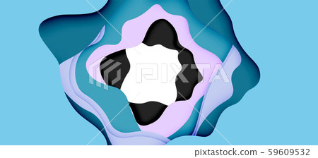 Abstract cut out abstract waves for web design. Color geometric pattern. Vector abstract geometric Abstract cut out abstract waves for web design. Color geometric pattern. Vector abstract geometric 59609532