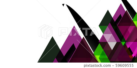 Modern mosaic triangle template background, great design for any purposes. Abstract geometric Modern mosaic triangle template background, great design for any purposes. Abstract geometric 59609555