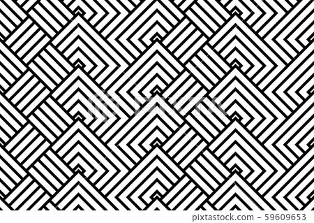 Abstract geometric pattern with stripes, lines. 59609653