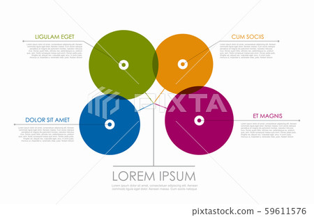 Infographic design template with place for your data. Vector illustration. 59611576