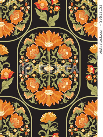 Tradition mughal motif, fantasy flowers Tradition mughal motif, fantasy flowers 59612152