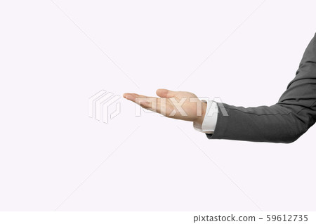 商務夾克灰色手臂背景粉紅色 59612735