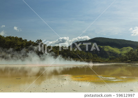 New Zealand Wai-o-Tapu Artist Palette and Champagne Pool New Zealand Wai-o-Tapu Artist Palette and Champagne Pool 59612997
