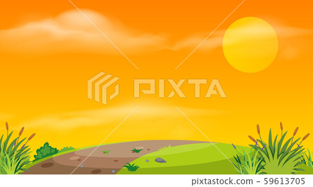 Landscape background design of empty road at Landscape background design of empty road at 59613705