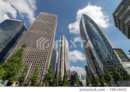 Tokyo landscape Shinjuku business district 59614642