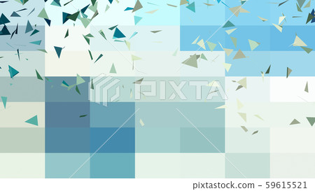 CG粒子三角形五彩紙屑方形背景 59615521