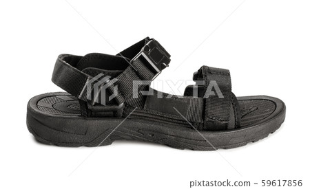 Pair of black sandals shoes Pair of black sandals shoes 59617856