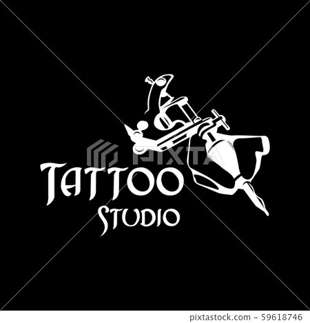 Vector logo for tattoo salon and Studio Vector logo for tattoo salon and Studio 59618746