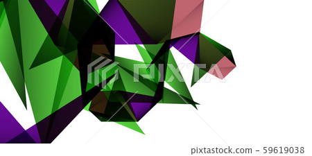 Triangle geometric background in trendy style on light background. Retro vector illustration Triangle geometric background in trendy style on light background. Retro vector illustration 59619038