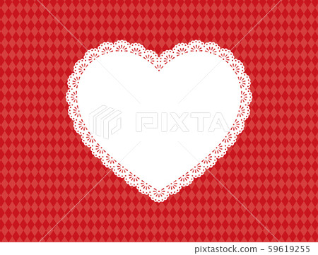 Heart type lace paper 59619255
