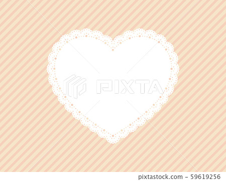 Heart type lace paper Heart type lace paper 59619256