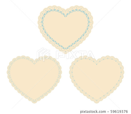 心形花邊紙 59619376