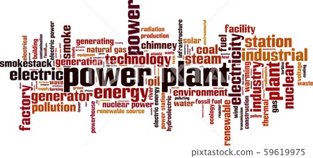 Power plant word cloud Power plant word cloud 59619975