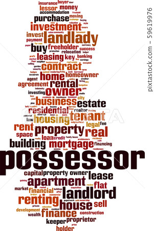 Possessor word cloud Possessor word cloud 59619976
