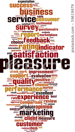 Pleasure word cloud 59619979