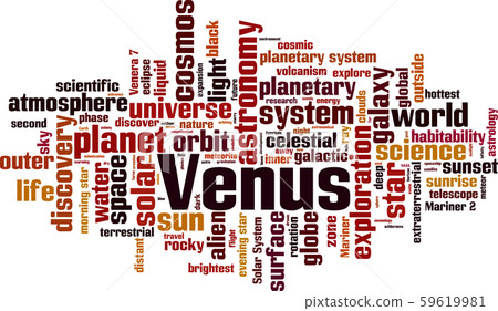 Venus word cloud 59619981