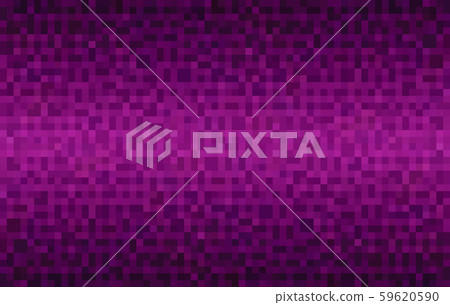 Abstract magenta gradient background. Texture with pixel square blocks. Mosaic pattern. Abstract magenta gradient background. Texture with pixel square blocks. Mosaic pattern. 59620590