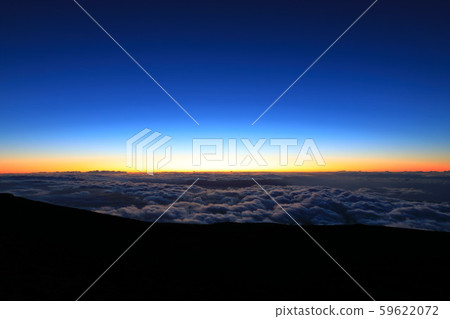 日落在哈萊阿卡拉國家公園 59622072