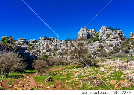 El Torcal de Antequera, Andalusia, Spain, near Antequera, province Malaga. El Torcal de Antequera, Andalusia, Spain, near Antequera, province Malaga. 59622289