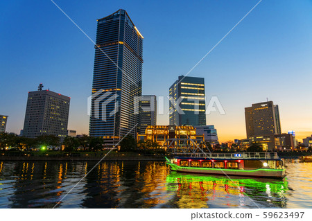 Night view of Yokohama Minato Mirai 59623497