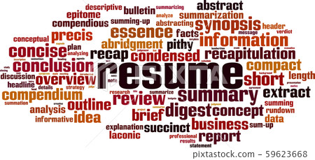 Resume word cloud 59623668