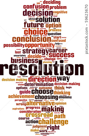 Resolution word cloud 59623670