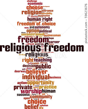 Religious freedom word cloud Religious freedom word cloud 59623676