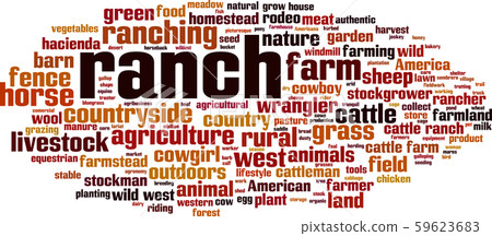 Ranch word cloud 59623683