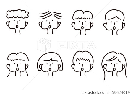 Hand drawn people illustration set Hand drawn people illustration set 59624019
