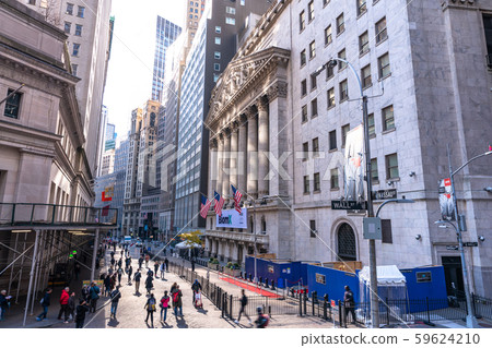 <<紐約>>華爾街紐約證券交易所 59624210