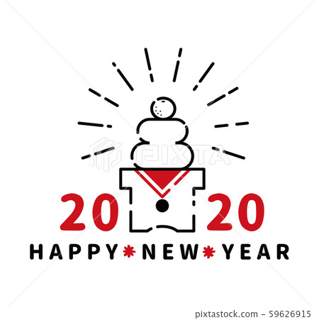 2020 New Year's illustrations 59626915
