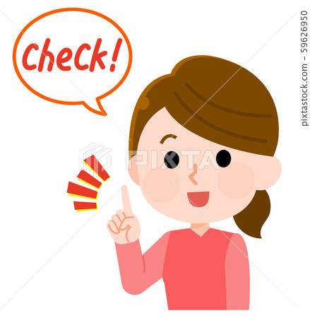 Female housewife check illustration 59626950